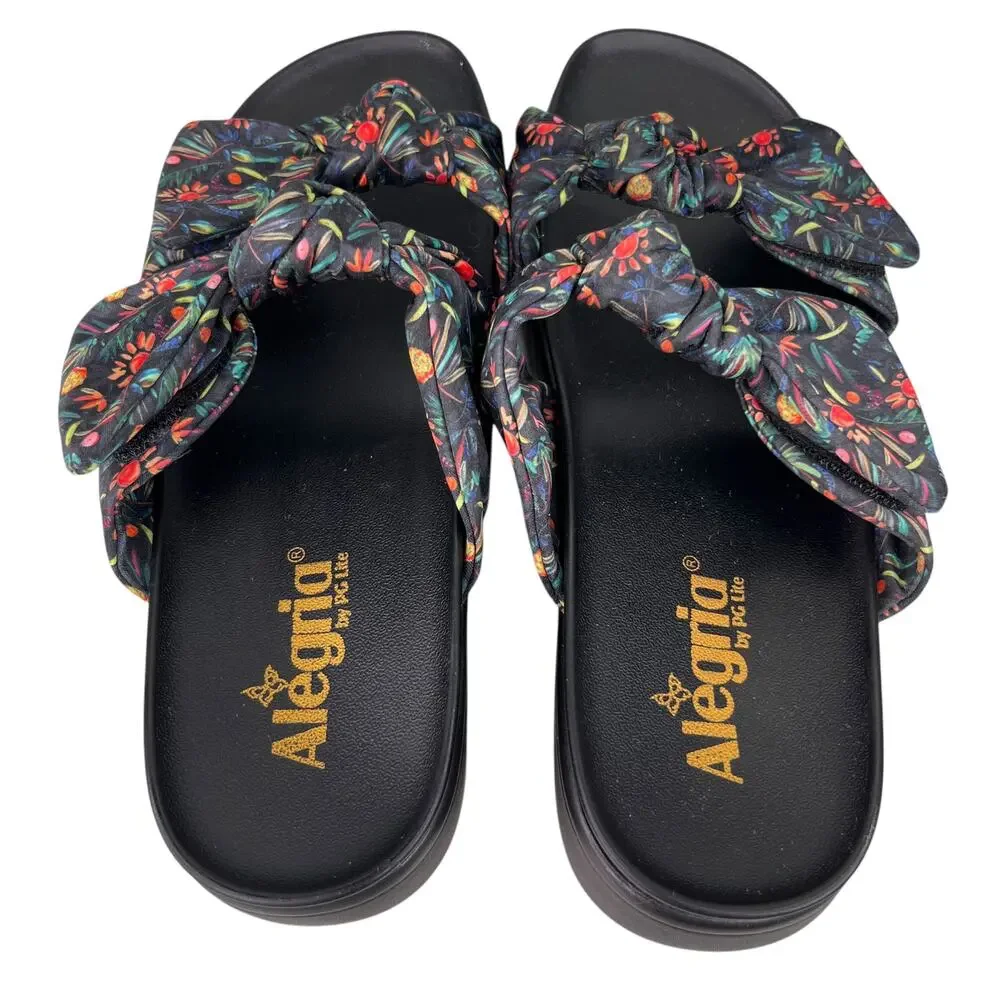 Alegria Dream Fit Slide Sandals Sage Fruit Punch 40